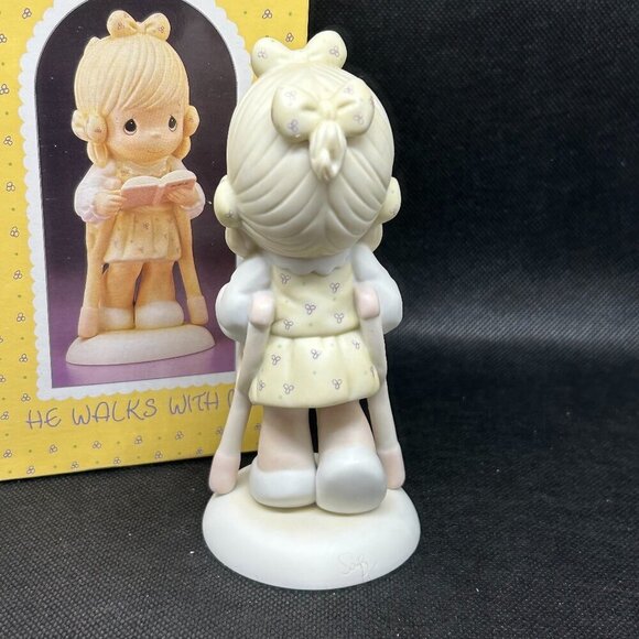 Precious Moments Easter Seals 1987 Edition "He Walks With Me" figurine - Picture 2 of 5